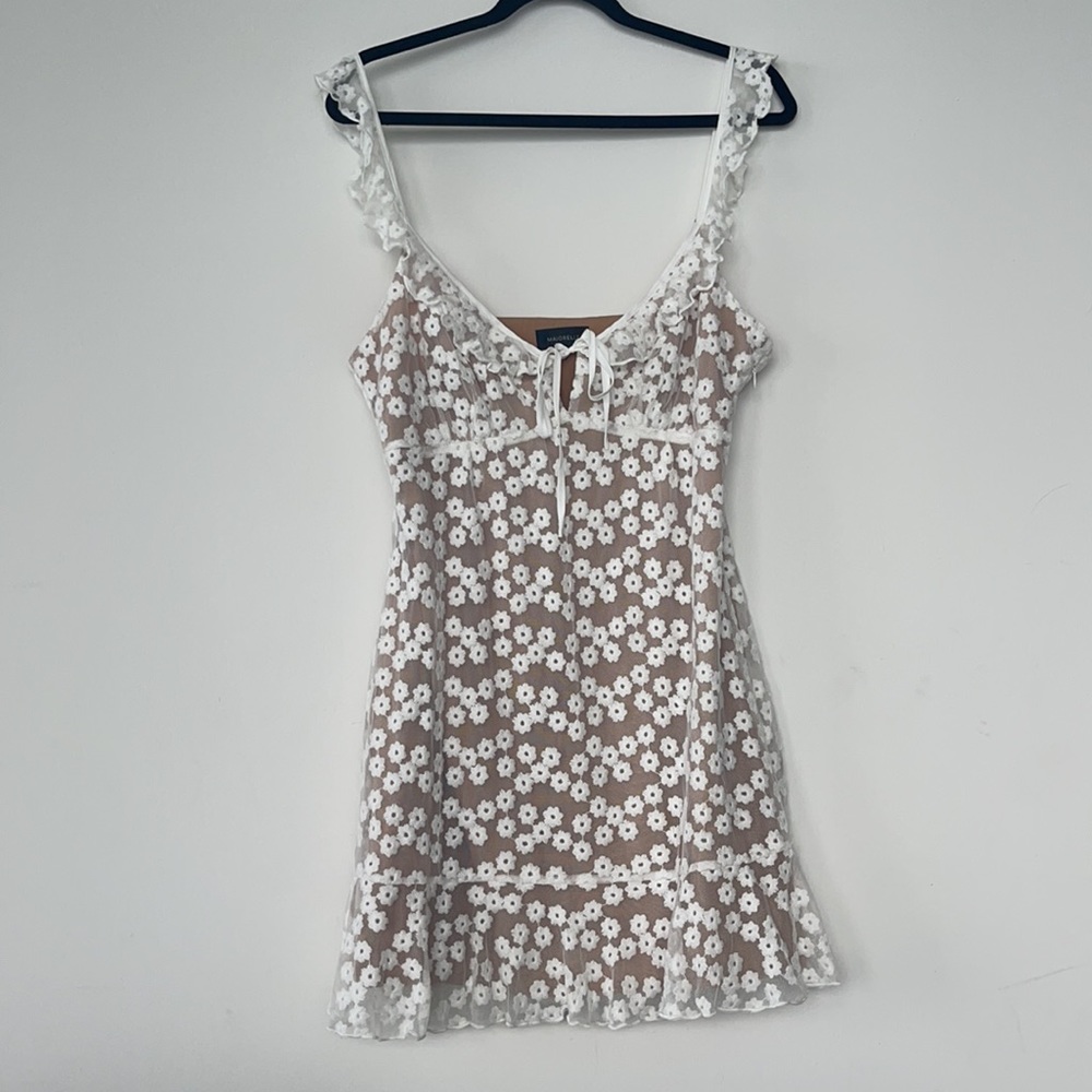 REVOLVE Majorelle Sunbeams Dress White